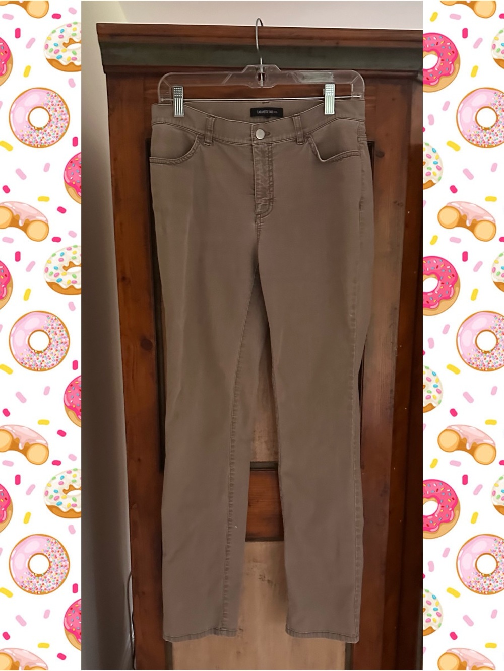 Lafayette 148 New York Straight Leg Pants in Taupe